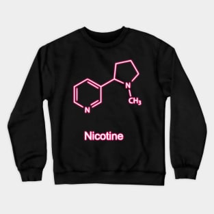 Nicotine molecule Crewneck Sweatshirt